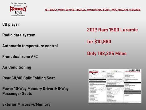 2012 RAM 1500 Laramie