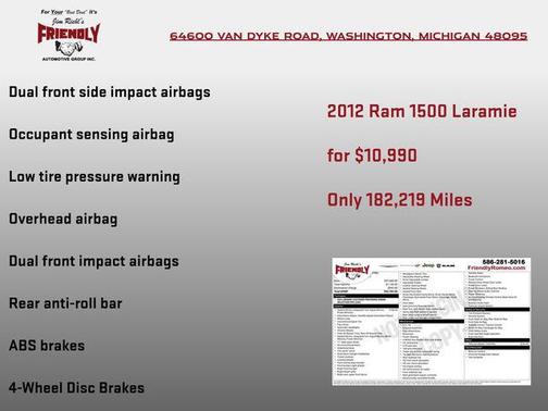 2012 RAM 1500 Laramie
