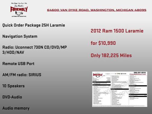 2012 RAM 1500 Laramie