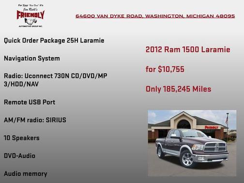 2012 RAM 1500 Laramie