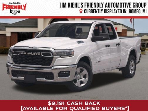 Bright White Clearcoat 2026 RAM 1500 Big Horn