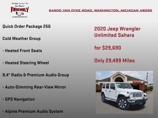 2020 Jeep Wrangler Unlimited Sahara