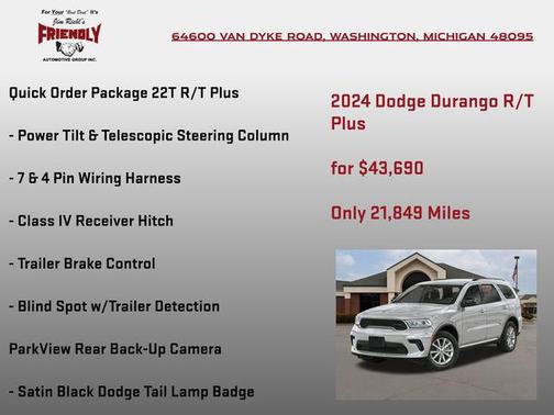 2024 Dodge Durango R/T Plus AWD