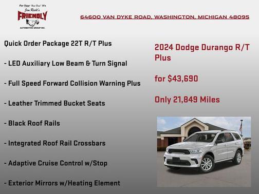 2024 Dodge Durango R/T Plus AWD