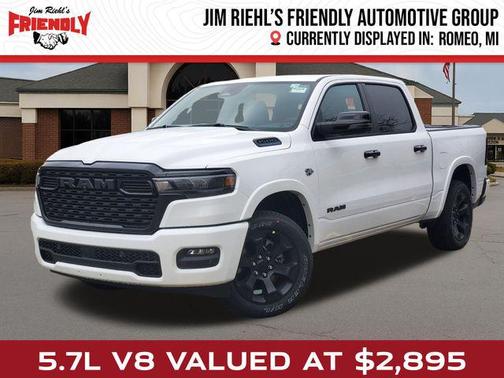 Bright White Clearcoat 2026 RAM 1500 Big Horn/Lone Star