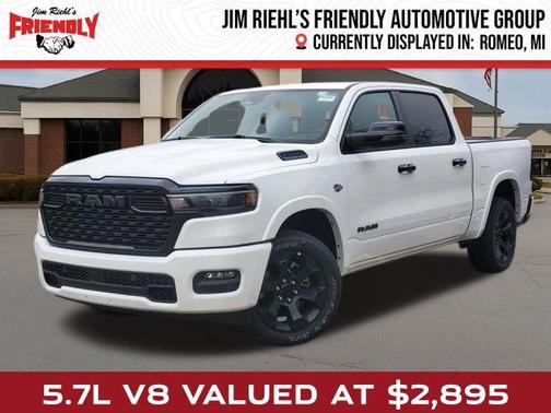 Bright White Clearcoat 2026 RAM 1500 Big Horn/Lone Star