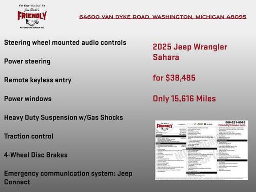 2025 Jeep Wrangler 4-Door Sahara 4x4