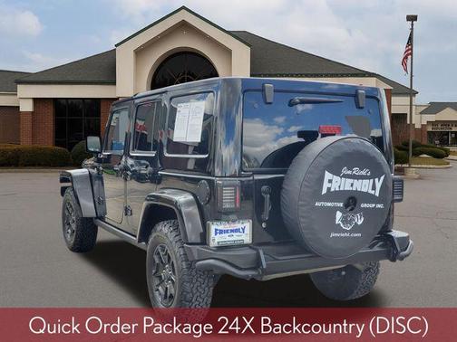 Black Clearcoat 2016 Jeep Wrangler Unlimited Sahara