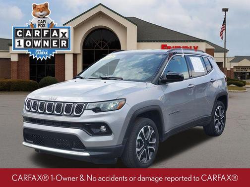 Billet Silver Metallic Clearcoat 2023 Jeep Compass Limited