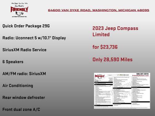 Billet Silver Metallic Clearcoat 2023 Jeep Compass Limited