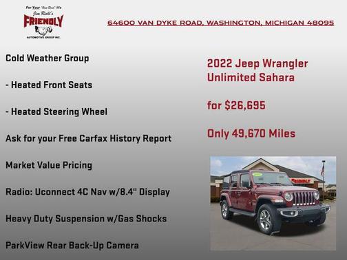 2022 Jeep Wrangler Unlimited Sahara