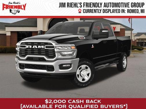 Bright White Clearcoat 2026 RAM 2500 Big Horn Crew Cab 4x4 6'4' Box