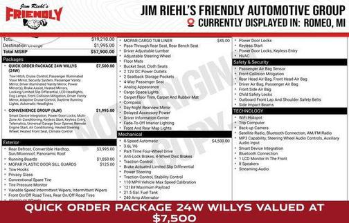 Bright White Clearcoat 2025 Jeep Wrangler Willys