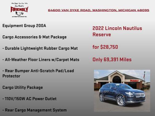 2022 Lincoln Nautilus Reserve