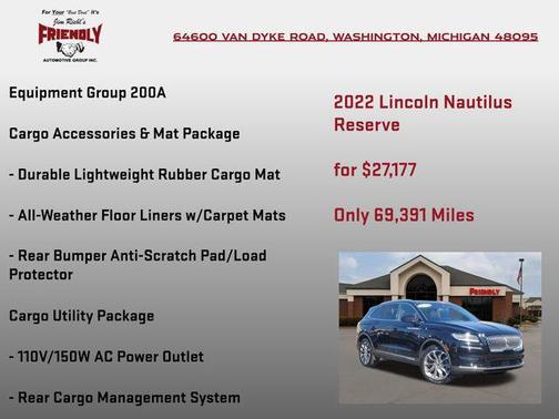 2022 Lincoln Nautilus Reserve