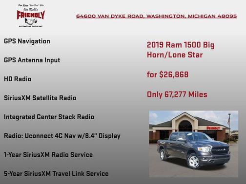 2019 RAM 1500 Big Horn