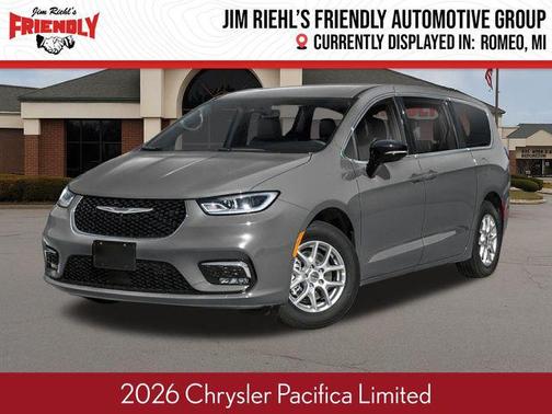 Diamond Black Crystal Pearlcoat 2026 Chrysler Pacifica Limited