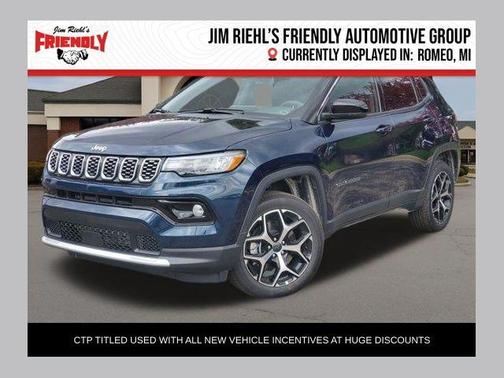 Fathom Blue Pearl Coat 2026 Jeep Compass Limited