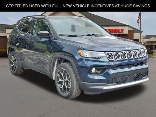 Fathom Blue Pearl Coat 2026 Jeep Compass Limited