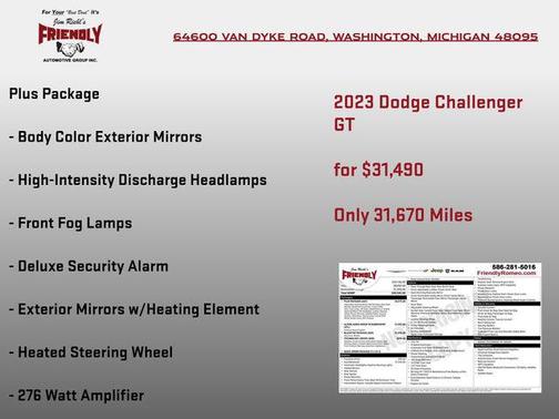 Frostbite 2023 Dodge Challenger GT