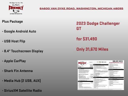 Frostbite 2023 Dodge Challenger GT