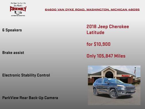 2018 Jeep Cherokee Latitude
