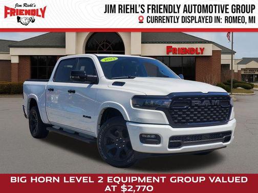 Bright White Clearcoat 2025 RAM 1500 Big Horn/Lone Star