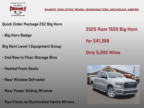 2025 RAM 1500 Big Horn/Lone Star