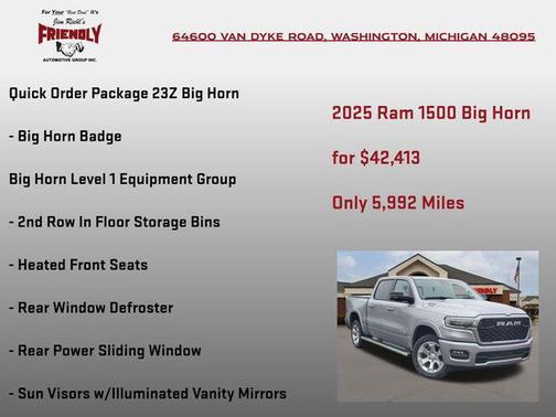 2025 RAM 1500 Big Horn/Lone Star