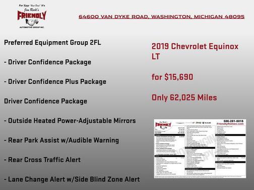 Pacific Blue Metallic 2019 Chevrolet Equinox 1LT
