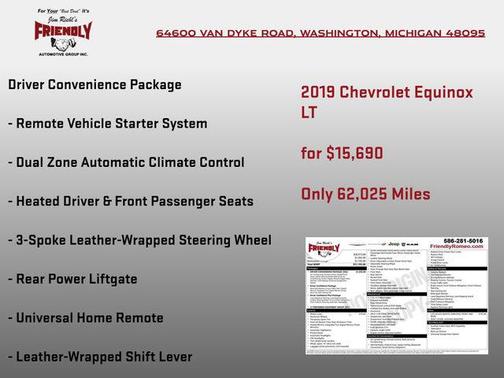 Pacific Blue Metallic 2019 Chevrolet Equinox 1LT