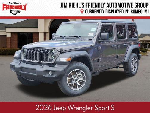Granite Crystal Metallic Clearcoat 2026 Jeep Wrangler Sport S