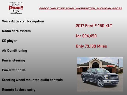 Shadow Black 2017 Ford F-150 XLT