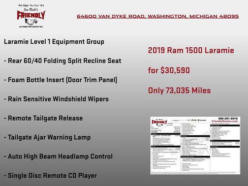 2019 RAM 1500 Laramie