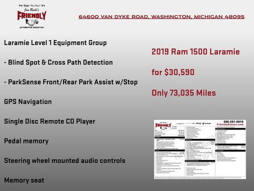 2019 RAM 1500 Laramie