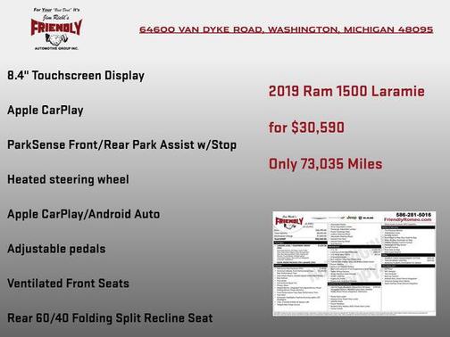 2019 RAM 1500 Laramie
