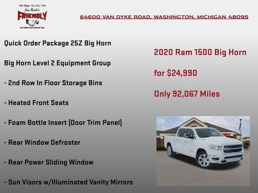 2020 RAM 1500 Big Horn/Lone Star