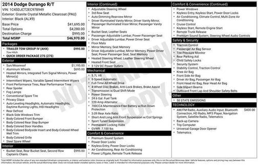 2014 Dodge Durango R/T