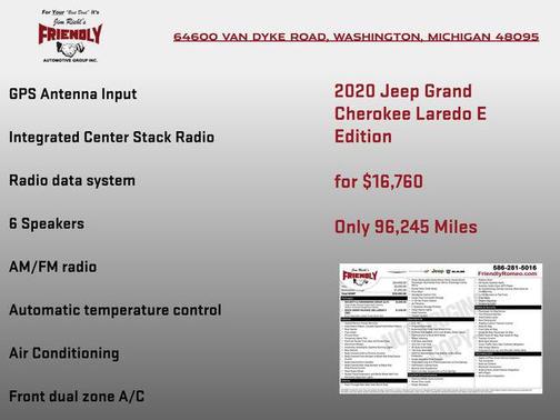 2020 Jeep Grand Cherokee Laredo