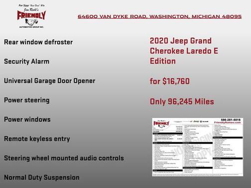 2020 Jeep Grand Cherokee Laredo
