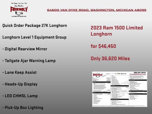2023 RAM 1500 Longhorn