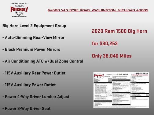 2020 RAM 1500 Big Horn/Lone Star