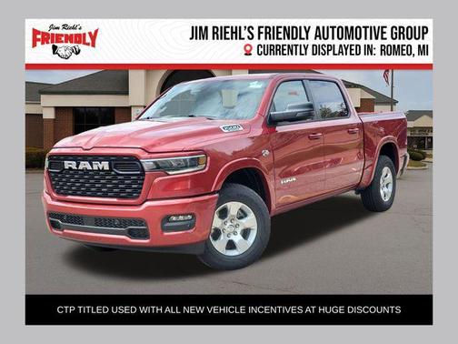 Molten Red Pearlcoat 2026 RAM 1500 Big Horn/Lone Star