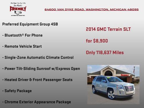 Champagne Silver Metallic 2014 GMC Terrain SLT-2