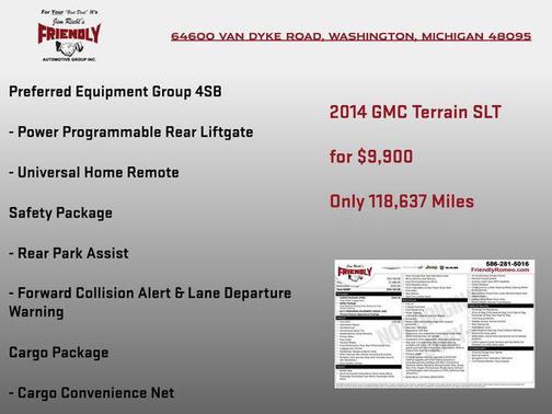 Champagne Silver Metallic 2014 GMC Terrain SLT-2