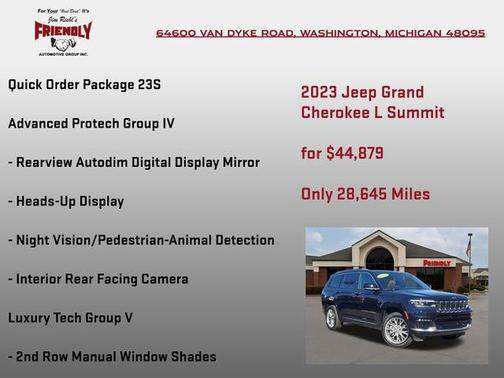 2023 Jeep Grand Cherokee L Summit