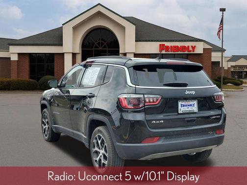 Diamond Black Crystal Pearlcoat 2024 Jeep Compass Limited