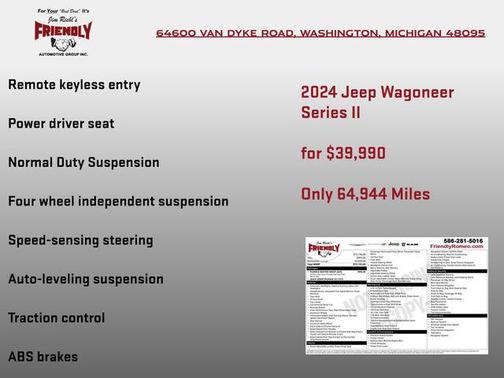 Bright White Clearcoat 2024 Jeep Wagoneer Series II 4x4