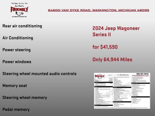 Bright White Clearcoat 2024 Jeep Wagoneer Series II 4x4