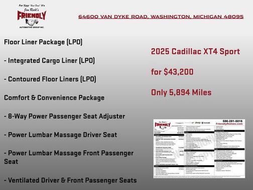 2025 Cadillac XT4 Sport